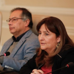 Presidente Petro y ministra de Justicia, Ángela Buitrago | Foto: Presidencia / JSC