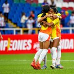 La Selección Colombia se clasificó anticipadamente al Mundial Femenino Sub-17, luego de haber derrotado por la mínima diferencia (1-0) a Chile en la tercera jornada del hexagonal final del Sudamericano. Foto FCF