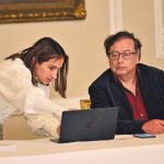 Gustavo Petro y Laura Sarabia..Foto Presidencia
