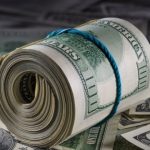 Fajo de billetas de Dolares Américanos