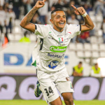 El único gol del encuentro lo anotó Jorge Cardona en la segunda mitad del partido, gracias a una acción de pelota quieta que definió con un cabezazo.@oncecaldas