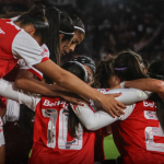 El equipo capitalino ganó por la mínima diferencia en la ida de la final de la Liga Femenina.@LeonasSantaFe