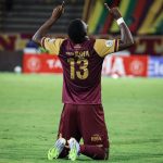 Deportes Tolima goleó 4-0 al Boyacá Chicó en el estadio Manuel Murillo Toro de Ibagué, en juego que dio cierre de la fecha 11 de la Liga colombiana.@cdtolima