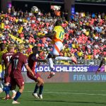 La Selección Colombia quedó muy cerca de clasificarse a los octavos de final de la Copa Mundial Sub-20 de la FIFA, luego de empatar 0-0 con Noruega en partido de la segunda fecha del grupo F. Foto FCF