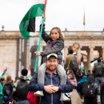 A través de su cuenta en la red social X, el presidente de la República, Gustavo Petro, invitó a la marcha pro-Palestina que se realizará en Bogotá este martes 7 de octubre.(Katerine Lara Rojas, IG @katlarojas)