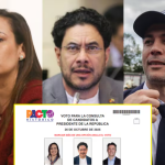 Carolina Corcho, Iván Cepeda y Daniel Quintero