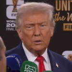 Antes de retirarse, Neira le pidió al presidente un mensaje para Colombia. Trump respondió con una sonrisa y dijo: "I love Colombia"