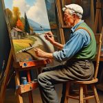 Pintor anciano -Susanne Ammann