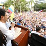 Iván Cepeda, candidato presidencial en Armenia