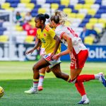 Canadá goleó a Colombia en el inicio de la She Believes Cup. Foto FCF