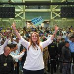 Desde la Gran Consulta por Colombia, la máxima atención se concentra en la candidata presidencial del Centro Democrático, Paloma Valencia, aunque está integrada por nueve aspirantes.