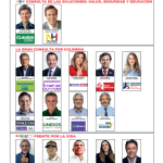 Modelo definitivo de la tarjeta electoral para las consultas del próximo 8 de marzo