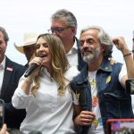 La candidata presidencial Paloma Valencia, presentó este jueves a Juan Daniel Oviedo como su fórmula vicepresidencial..Foto Oficina de Prensa Paloma Valencia