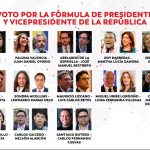 Serían 13 los candidatos que van a aparecer en la tarjeta de la primera vuelta presidencial del próximo 31 de mayo.