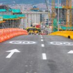 Este puente tiene una longitud total de 446 metros, 4 apoyos y una longitud central de 125 metros. Foto: Alcaldía de Bogotá