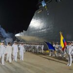 'Este es el buque más grande hecho en el país, 100% colombiano': presidente Foto: Ovidio González - Presidencia  Petro