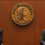 Ministro de Hacienda, Germán Ávila, y el gerente del Banco de la República, Leonardo Villar. Foto Banco de la República.png