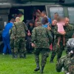 Las FF.MM. rescataron sanos y salvos a cinco niños y una joven que se ocultaban de alias ‘Calarcá’ en las selvas del Caquetá