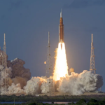 Los cuatro astronautas de Artemis II emprendieron su viaje durante 10 días en donde estarán alrededor de la Luna. Orión es el principal vehículo de Estados Unidos para la exploración del espacio. NASA/Bill Ingalls