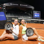 La Copa Colsanitas Colsubsidio conoció a las campeonas del torneo de dobles, siendo la dupla de la rusa Irina Khromacheva y la estadounidense Caroline Dolehide las campeonas, tras superar en la final al tándem de la ucraniana Valeriya Strakhova y la rusa Anastasia Tikhonova por 7-6(5) y 6-4 en una hora y 35 minutos.