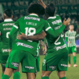 Atlético Nacional derrotó 2-1 a Jaguares de Córdoba el lunes 6 de abril de 2026, en un partido aplazado correspondiente a la fecha 2 de la Liga BetPlay.@nacionaloficial