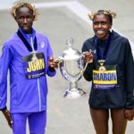 Kenianos Korir y Lokedi revalidan título en maratón de Boston