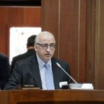 El gerente del Banco de la República, LeonardoVillar, y miembros de la Junta del BanRep presentan el Informe al Congreso en la Comisión III del Senado de la República @SenadoGovCo