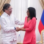 Tras una reunión bilateral, el presidente Gustavo Petro y la líder del régimen venezolano Delcy Rodríguez abordaron temas clave como la seguridad en la frontera, el comercio y la integración energética. Foto Presidencia