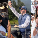 Iván Cepeda, Abelardo De La Espriella y Paloma ValenciaFoto Facebook, perfil oficial de candidatos