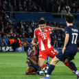 El Paris Saint-Germain (PSG) derrotó hoy 5-4 de local al Bayern de Múnich en la ida de las semifinales de la Liga de Campeones de fútbol, guiado por dobletes de Khivicha Kvaratskhelia y Ousmane Dembélé.