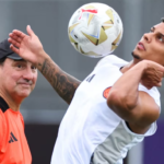El director técnico Néstor Lorenzo presentó de forma pública la prelista oficial de 55 jugadores convocados de la Selección Colombia Masculina de Mayores para la Copa Mundial de la FIFA 2026. Foto FCF