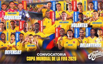 Convocatoria de la Selección Colombia Masculina de Mayores para la Copa Mundial de la FIFA 2026
