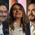 Iván Cepeda, Paloma Valencia y Abelardo de la Espriella