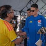 Presidente Petro y James Rodriguez.Foto Presidencia