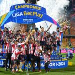 El Junior de Barranquilla es el campeón de la Liga BetPlay 2026-I El equipo sumó su estrella número 12 este lunes 8 de junio de 2026, tras vencer a Atlético Nacional con un marcador global de 3-1 en la gran final.