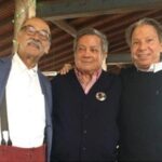 Óscar Domínguez junto a Fabio Rincón (q.e.p.d.) y su hermano Héctor Rincón