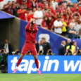 Houston, Texas - 23 de junio: Cristiano Ronaldo #7 de Portugal celebra el primer gol de su equipo durante el partido del Grupo K de la Copa Mundial de la FIFA 2026 entre Portugal y Uzbekistán en el Estadio de Houston el 23 de junio de 2026 en Houston, Texas. (Foto de Charlotte Wilson/Getty Images)