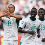 Toronto, Ontario - 26 de junio: Iliman Ndiaye #13 de Senegal celebra tras marcar el quinto gol de su equipo durante el partido del Grupo I de la Copa Mundial de la FIFA 2026 entre Senegal e Irak en el Estadio de Toronto el 26 de junio de 2026 en Toronto, Ontario. (Foto de Ezra Shaw - FIFA/FIFA vía Getty Images)