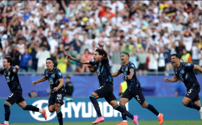 El elenco dirigido por Gustavo Alfaro se impuso al combinado teutón, en la tanda de penales, y se clasificó a los octavos de final de la Copa Mundial.(Foto de Robert Cianflone/Getty Images)