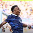 El excelente momento de forma de Kylian Mbappé sigue y con ello los galos consiguieron una trabajada victoria sobre Paraguay en los octavos de final. (Foto de Buda Mendes/Getty Images)