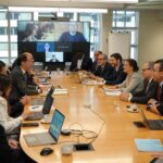 El vicepresidente electo y delegados del Banco Mundial en Washington. Crédito: Equipo de comunicaciones de Abelardo De la Espriella.