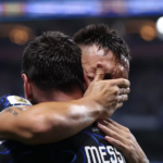 Atlanta, Georgia - 15 de julio: Lautaro Martínez #22 de Argentina celebra con Lionel Messi # tras marcar el segundo gol de su equipo durante la semifinal de la Copa Mundial de la FIFA 2026 entre Inglaterra y Argentina en el Estadio de Atlanta el 15 de julio de 2026 en Atlanta, Georgia. (Foto de Patrick Smith - FIFA/FIFA vía Getty Images)