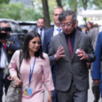 Presidente Gustavo Petro y Angie Rodríguez