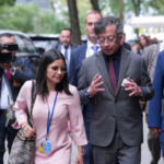 Presidente Gustavo Petro y Angie Rodríguez