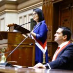 En su primer mensaje a la nación, la presidenta de la república, Keiko Fujimori, reafirmó su compromiso de gobernar con responsabilidad, trabajo y una visión de futuro.@presidenciaperu