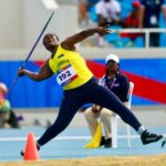 Flor Denis Ruiz se quedó con la medalla de oro al registrar 67.34 metros en su primer lanzamiento, marca con la que, además de asegurar el título, superó el récord de los Juegos Centroamericanos y del Caribe que ella misma poseía desde Veracruz 2014 (63.80 m).