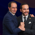 Vicepresidente, José Manuel Restrepo Abondano y el presidente electo, Abelardo de la Espriella
