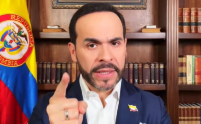 Abelardo de la Espriella y su investidura presidencial en la ciudad de Cali.