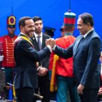 El senador Honorio Miguel Enríquez Pinedo, en su condición de presidente del Congreso, tomó el juramento a Abelardo de la Espriella como jefe de Estado para el periodo 2026-2030.