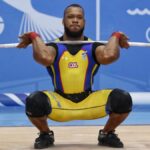 Yeison López, protagonista de una de las actuaciones más sobresalientes de la jornada, dominó los 88 kg masculino con 182 kg en el arranque